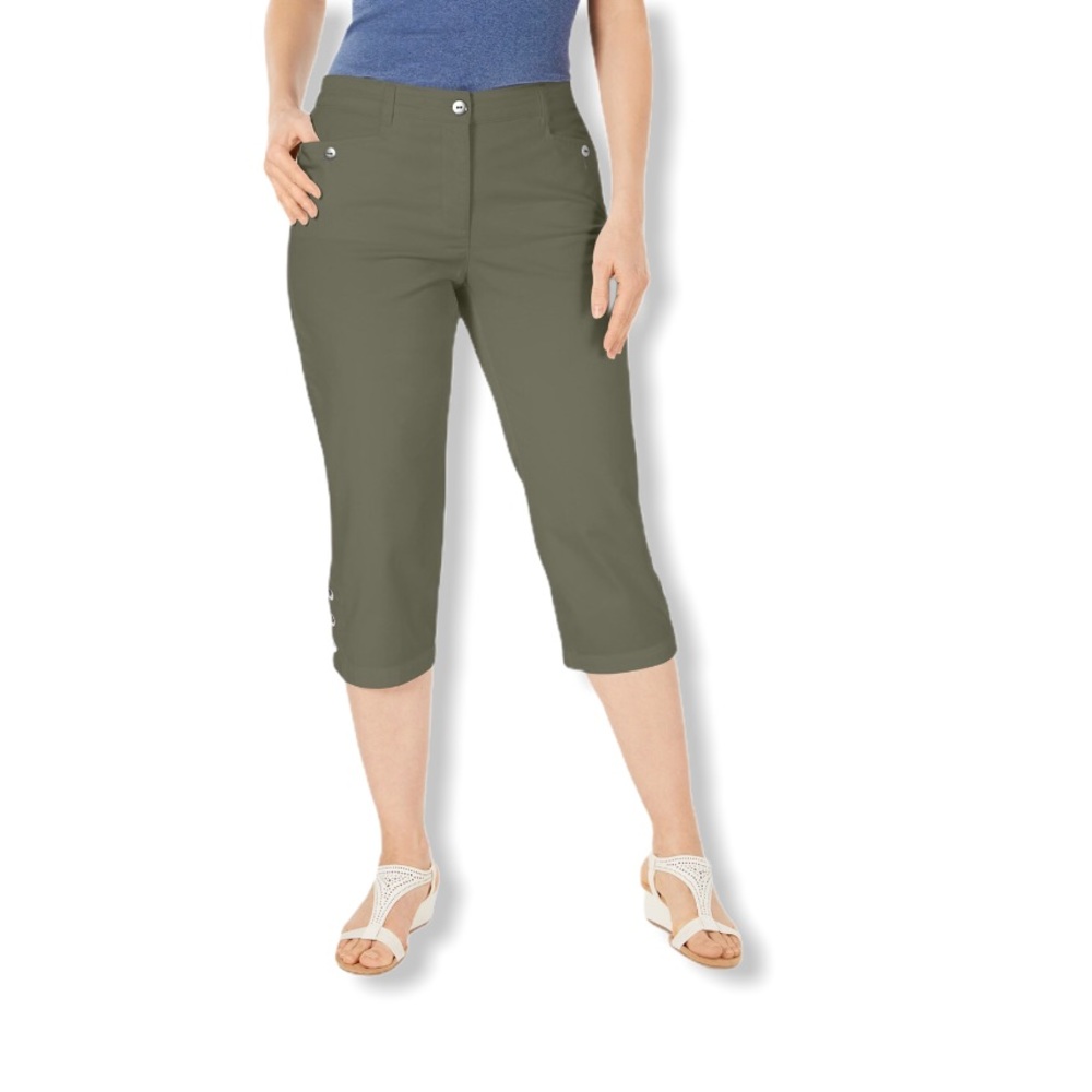 Karen Scott Tummy Control Comfort Waist Capri